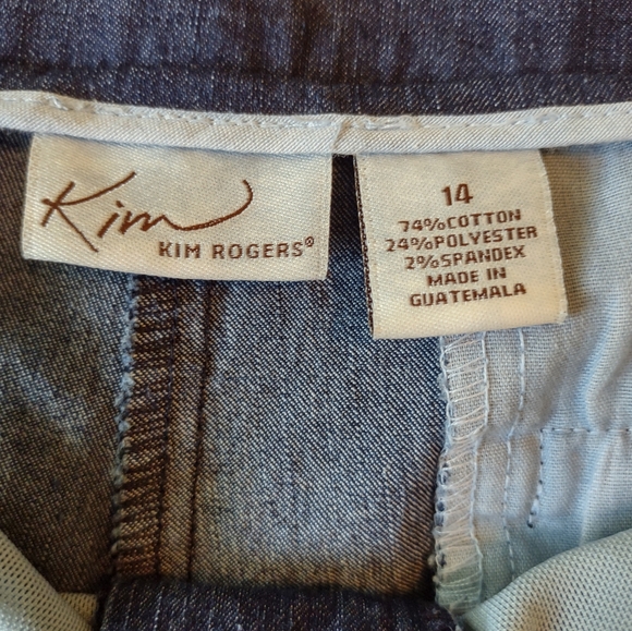 Kim Rogers Capri Jeans Size 14 - Picture 4 of 6